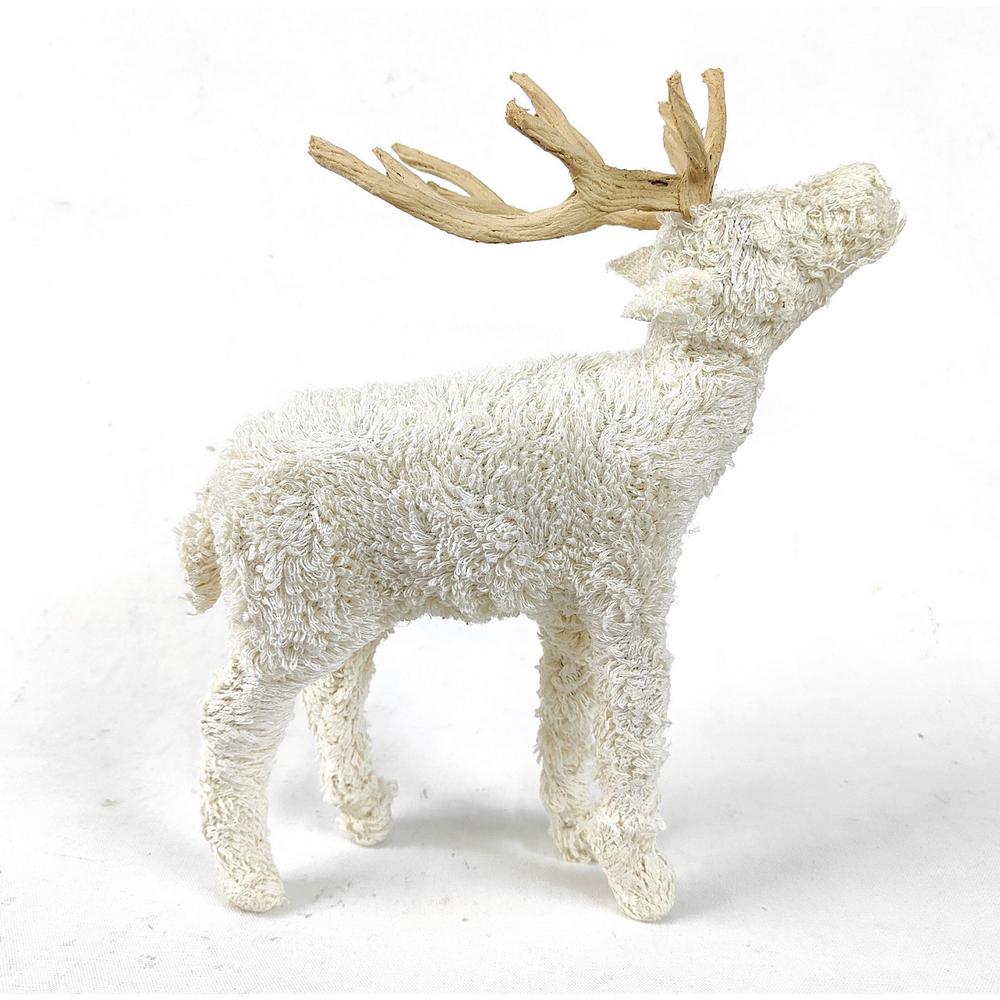 Med. Stag Knitted Bocule H12”. Picture 1