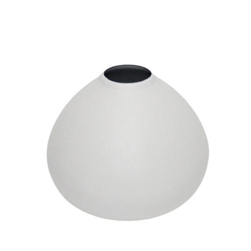 X-Sm. White Iron Vase 3.25”H-St - White. Picture 1