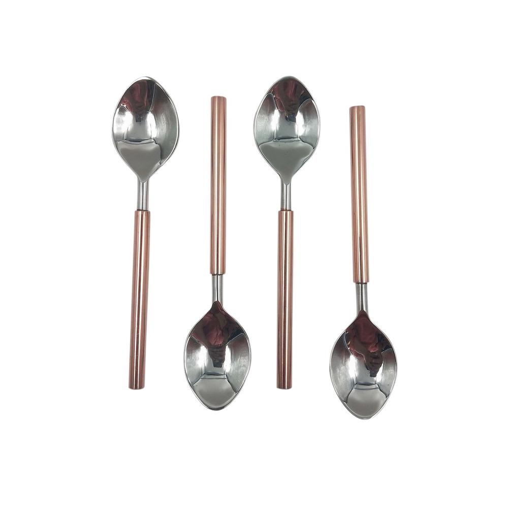 Set Of 4 Tail Spoons. Picture 1