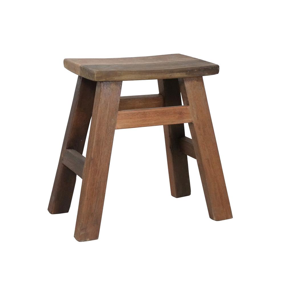 Stool H19.68" Wood. Picture 1