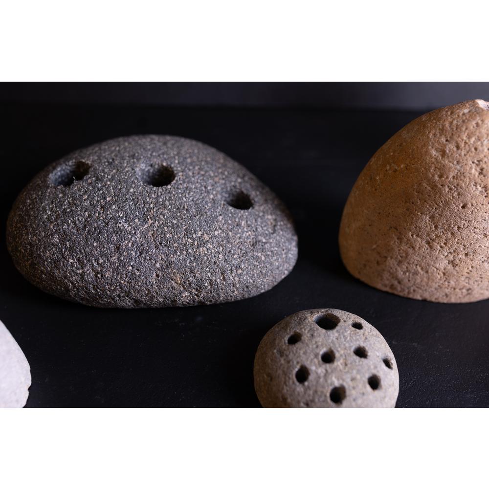 Round stone frog Natural 3"x2.75"x2". Picture 1
