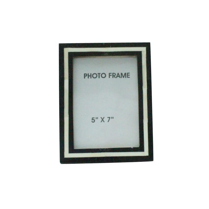 5X7" Line Frame Black & White - Black  & White. Picture 1
