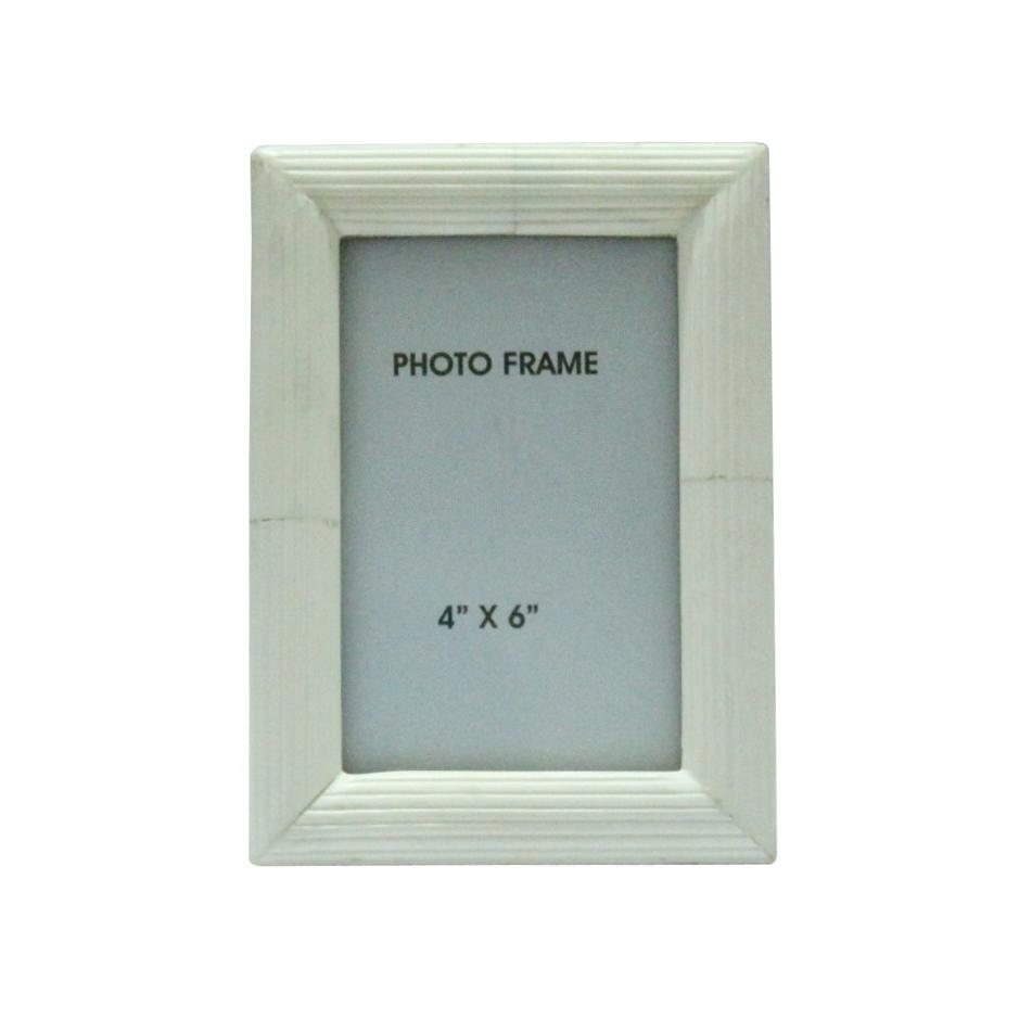 4X6" White Ridge Frame - White. Picture 1