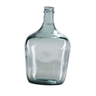 Clear Smooth Recycled Glass Carafe 4L- St - Clear. Picture 1