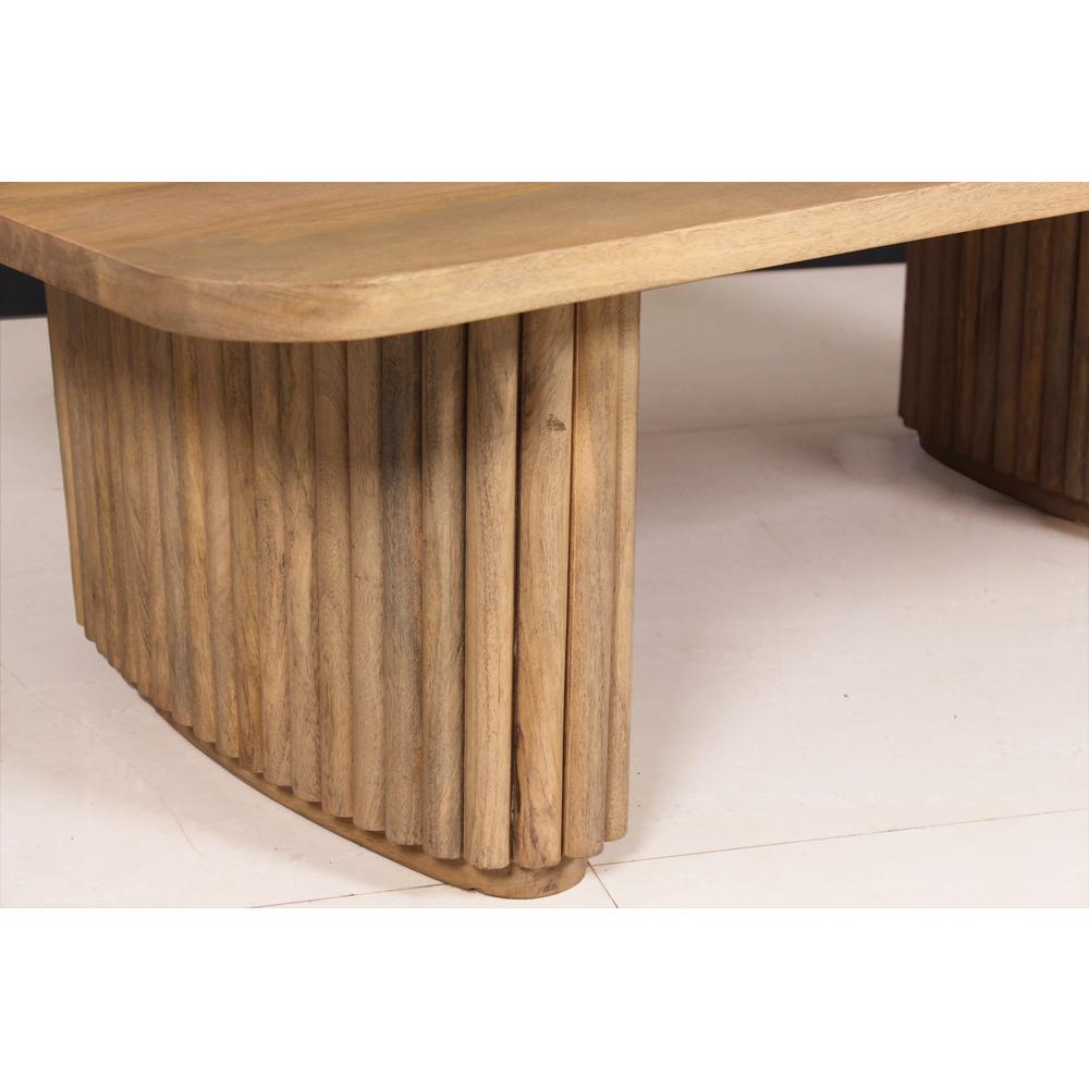 Coffee Table Mango Wood H 15.75". Picture 2