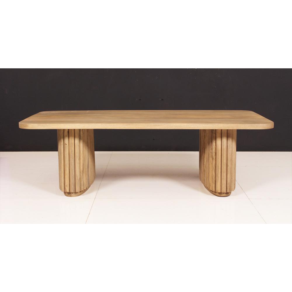 Coffee Table Mango Wood H 15.75". Picture 4