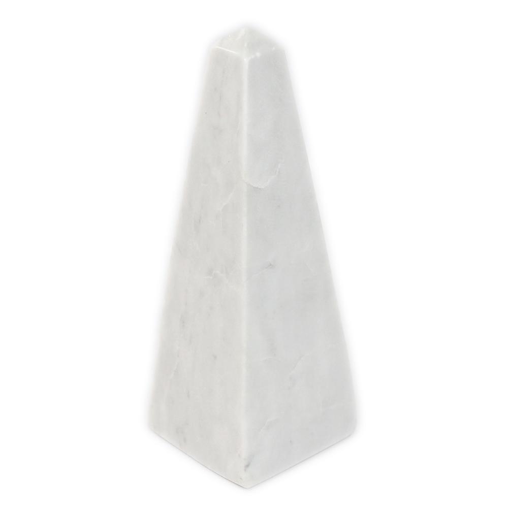 White Marble Pyramid - White. Picture 1