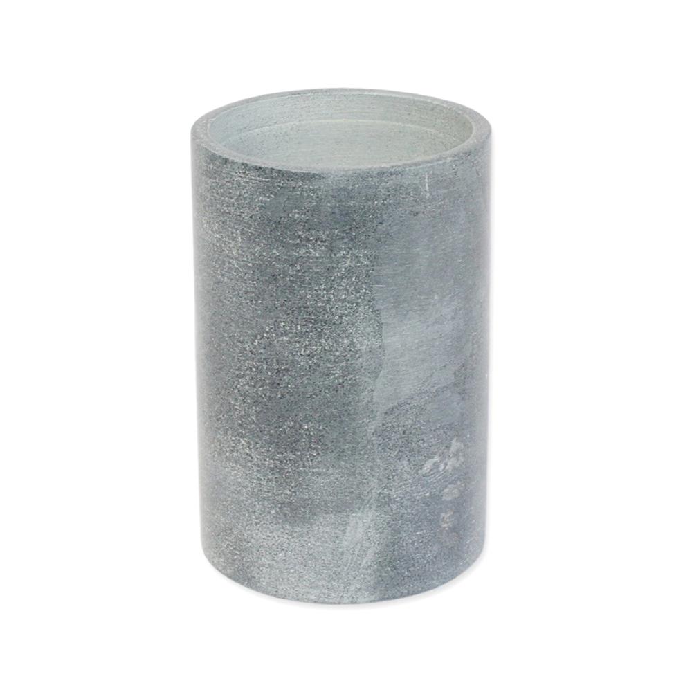 Soapstone Vase 6”H -St - Grey. Picture 1