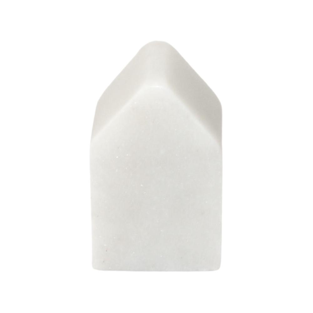 Sm. White Marble Home Object - White. Picture 1