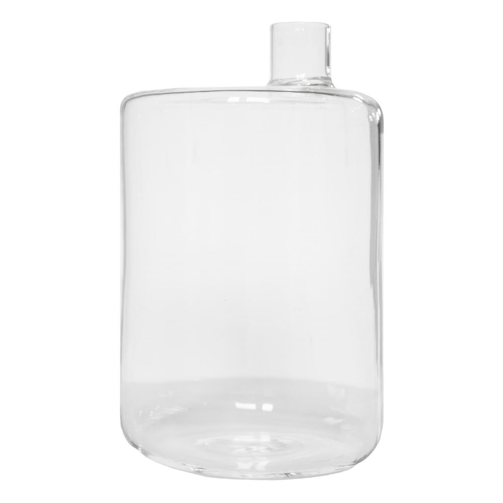 X-Lg. Pipe Vase Clear - Clear. Picture 1