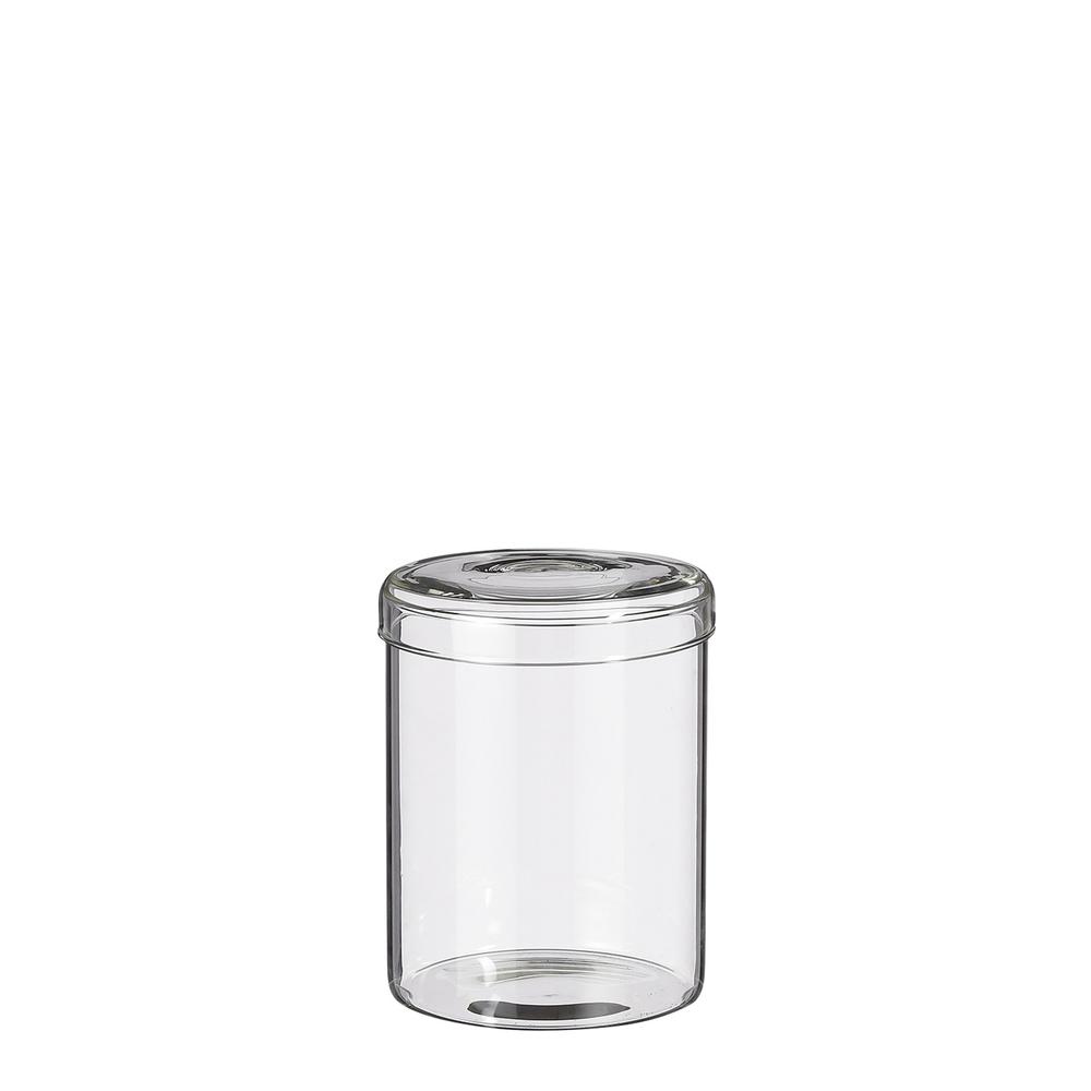 Lg. Cannes Storagepot Glass-St - Transparent. Picture 1