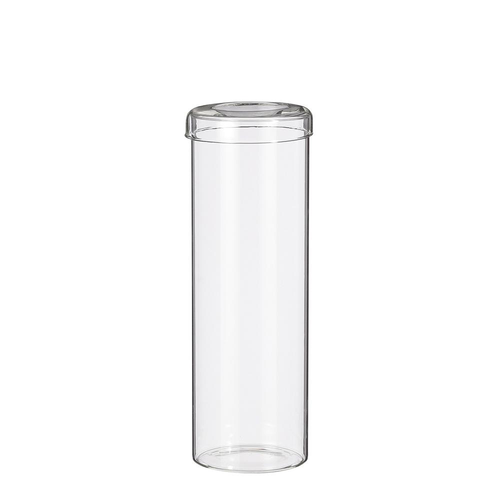 Tall Cannes Storagepot Glass-St - Transparent. Picture 1