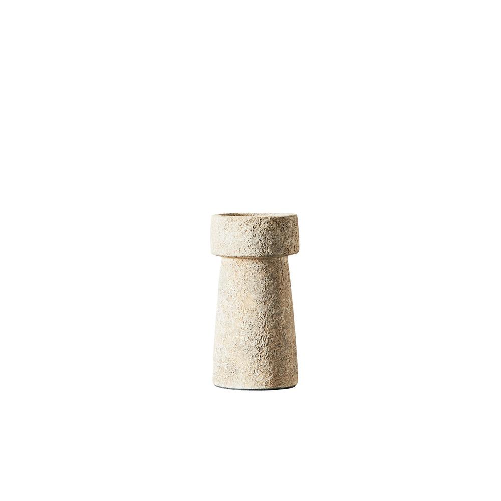Candle Holder Eris S -  Rustic Sand. Picture 1
