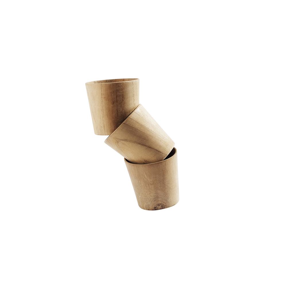 Cup Egg Base - Natural- Nd - Wooden. Picture 2