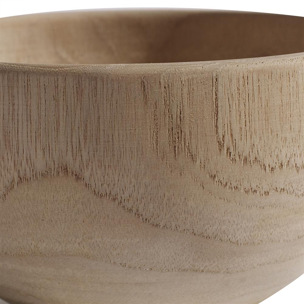Bowl 15 Base - Natural - Wooden. Picture 2