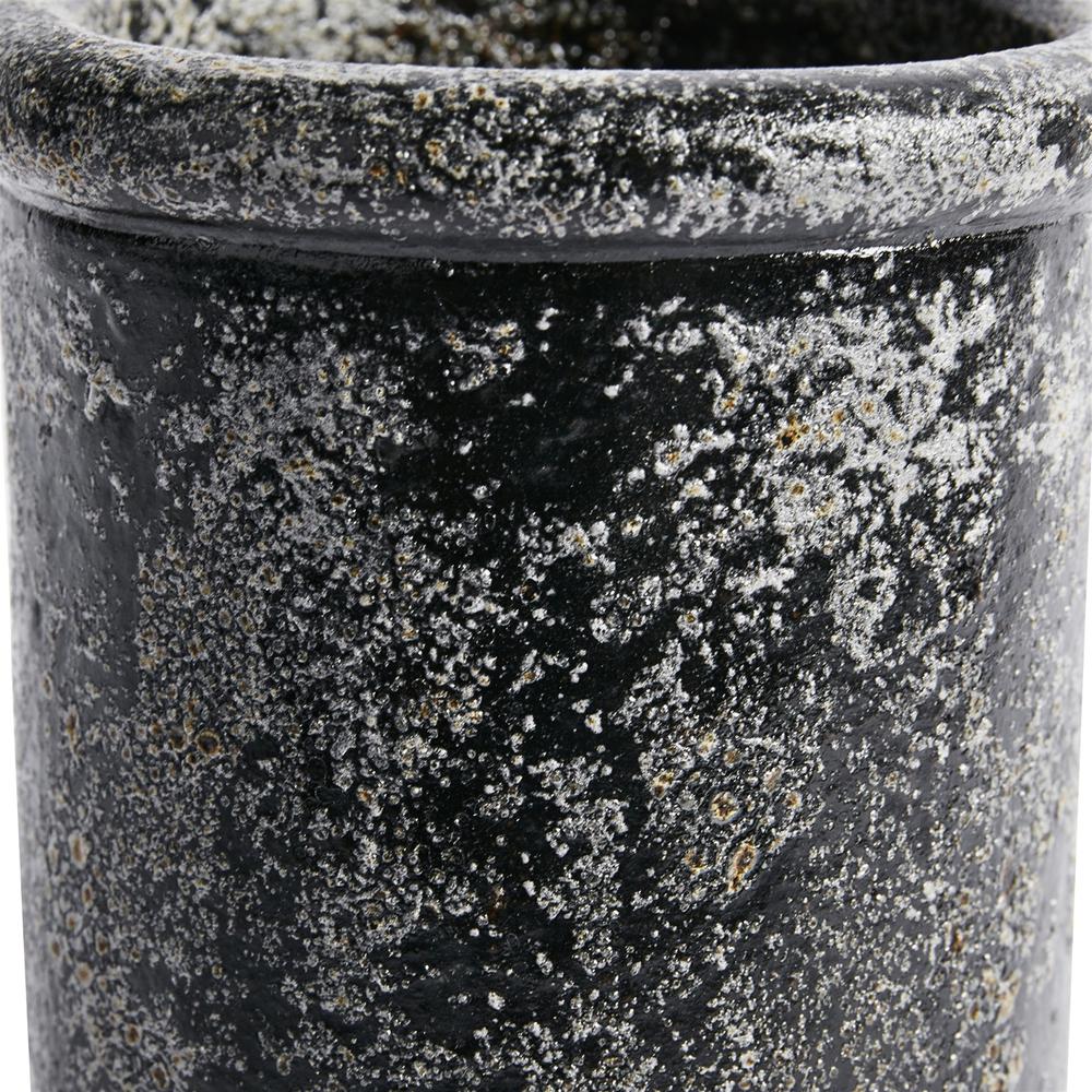 Vase Cylinder 7.85”H - St - Black. Picture 4