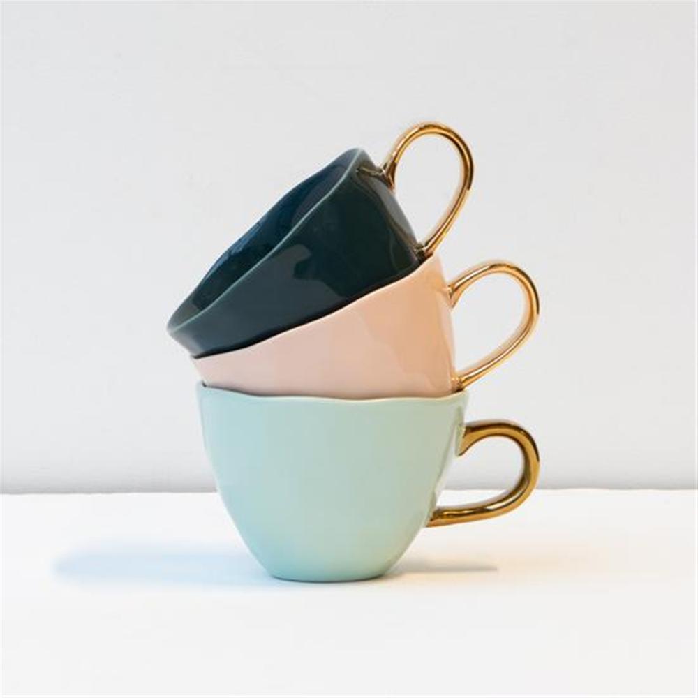 Good Morning Cappuccino/Tea Cup Celadon - Celadon. Picture 5