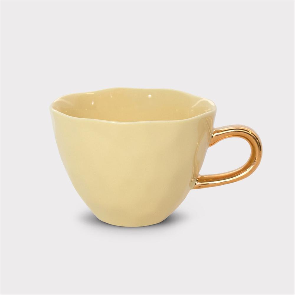 Good Morning Cappuccino/Tea Cup Raffia Yellow- St - Multi Co. Picture 1