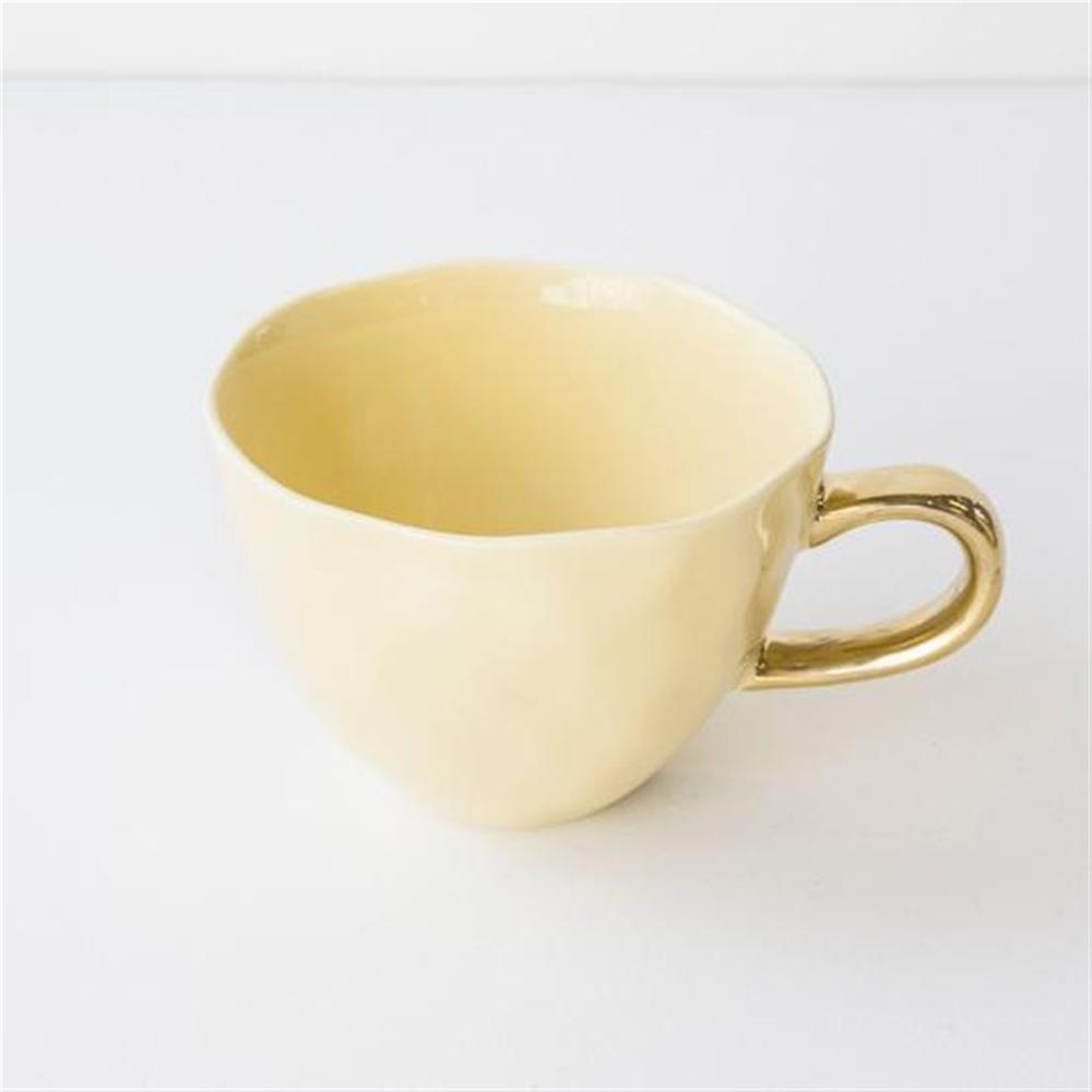 Good Morning Cappuccino/Tea Cup Raffia Yellow- St - Multi Co. Picture 3