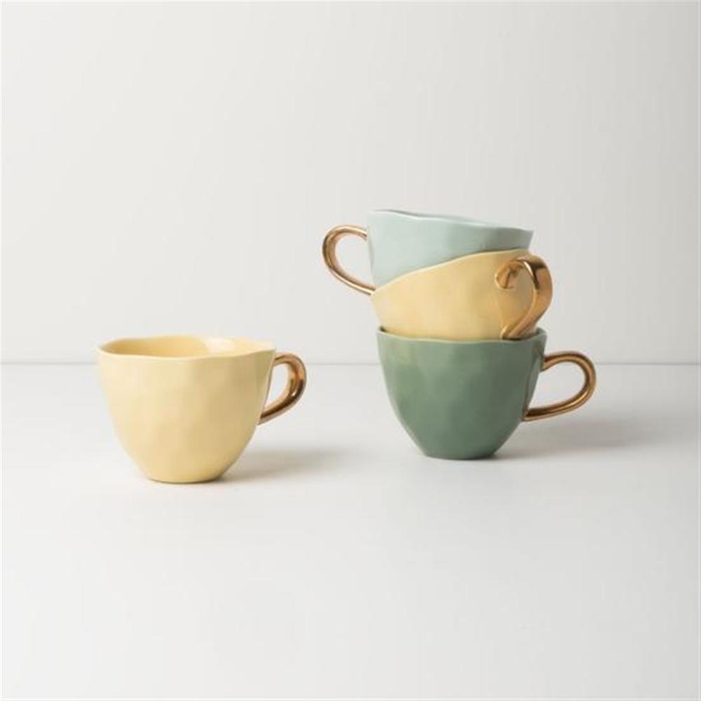 Good Morning Cappuccino/Tea Cup Raffia Yellow- St - Multi Co. Picture 4