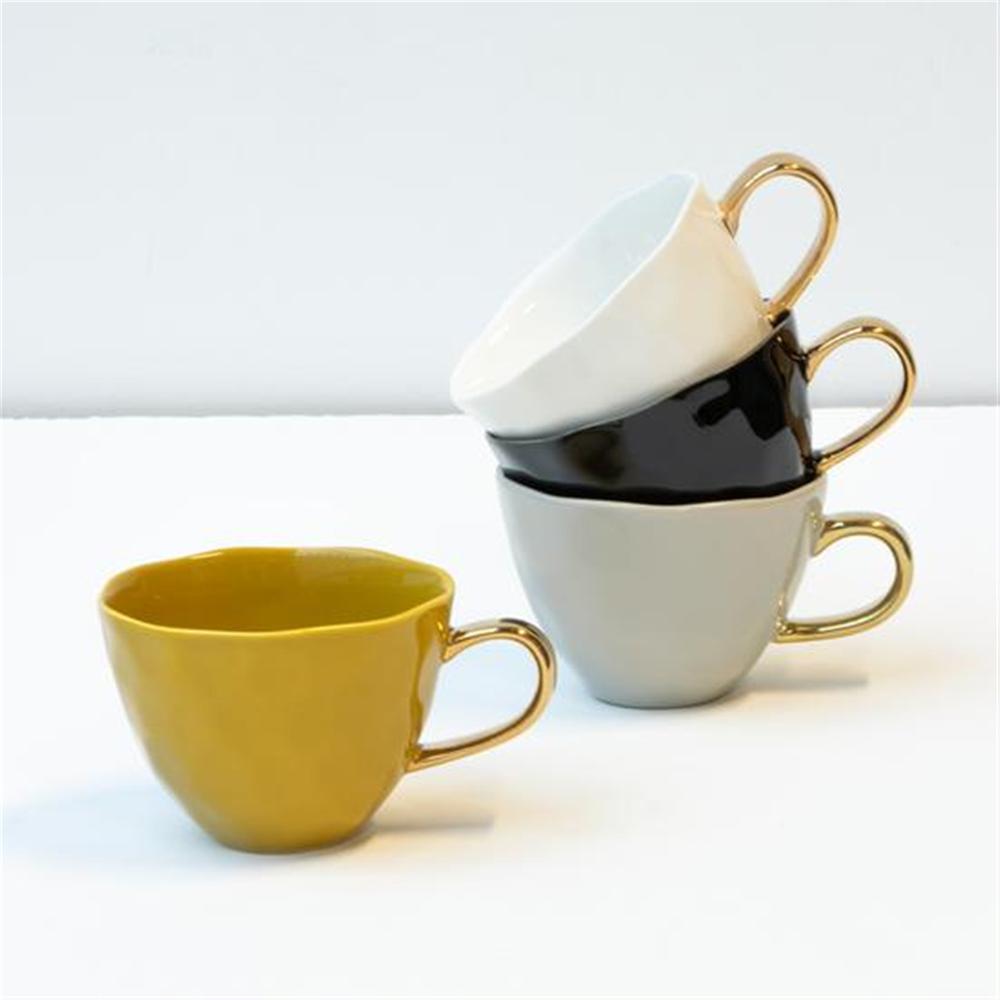 Good Morning Cup Cappuccino/Tea Cup Amber Green - Green. Picture 3