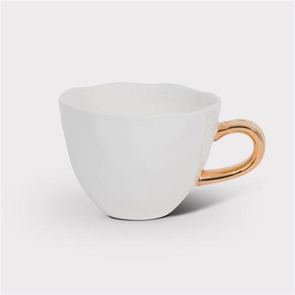 Good Morning Cappuccino/Tea Cup White - White. Picture 4