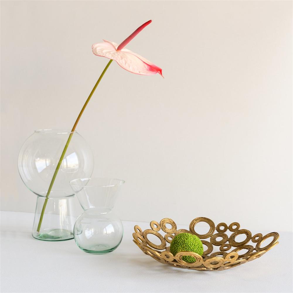 Flower Vase Recycled Glass By Mieke Cuppen L- St - Transparant. Picture 2