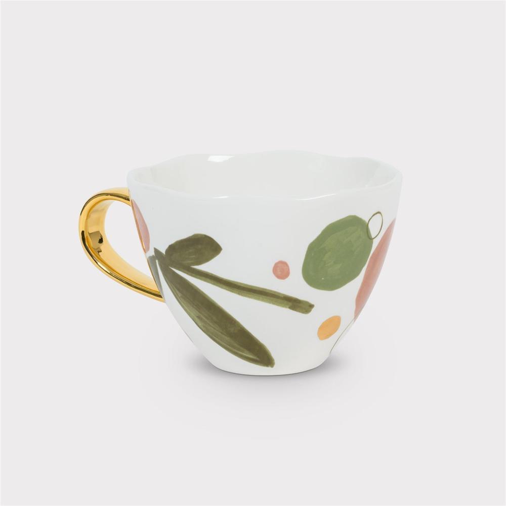Good Morning Cappuccino/Tea Cup Expressive -St - Multi Co + Gold. Picture 2