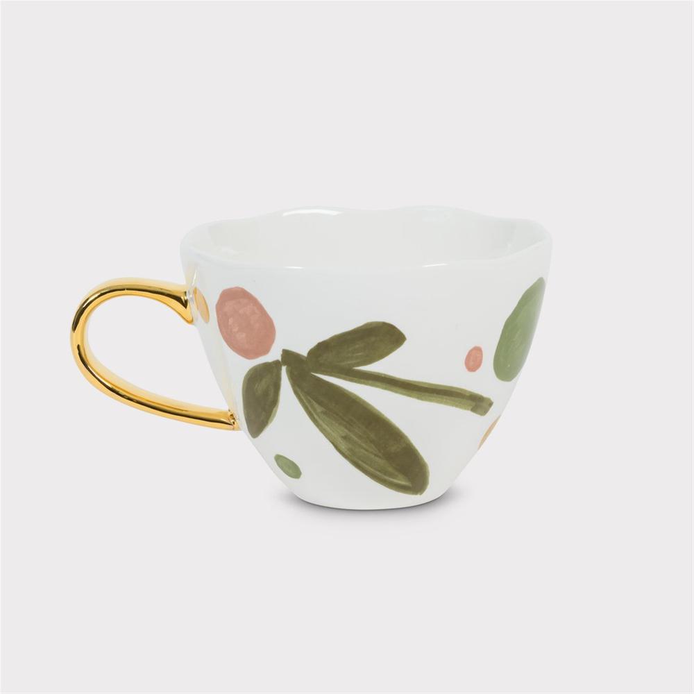 Good Morning Cappuccino/Tea Cup Expressive -St - Multi Co + Gold. Picture 3
