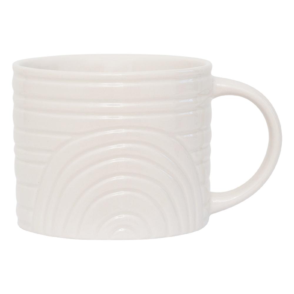 Mug Tazza Lines White. Picture 1