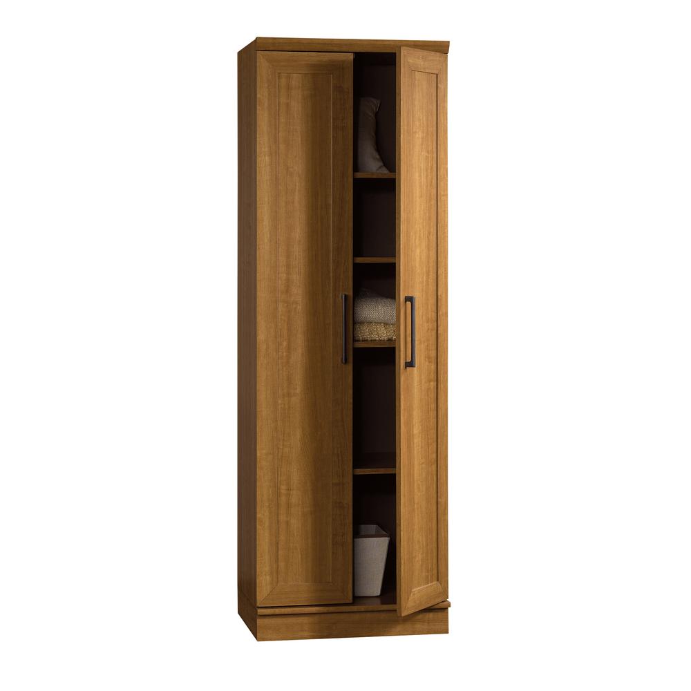 Homeplus Storage Cabinet, Sienna Oak. Picture 2