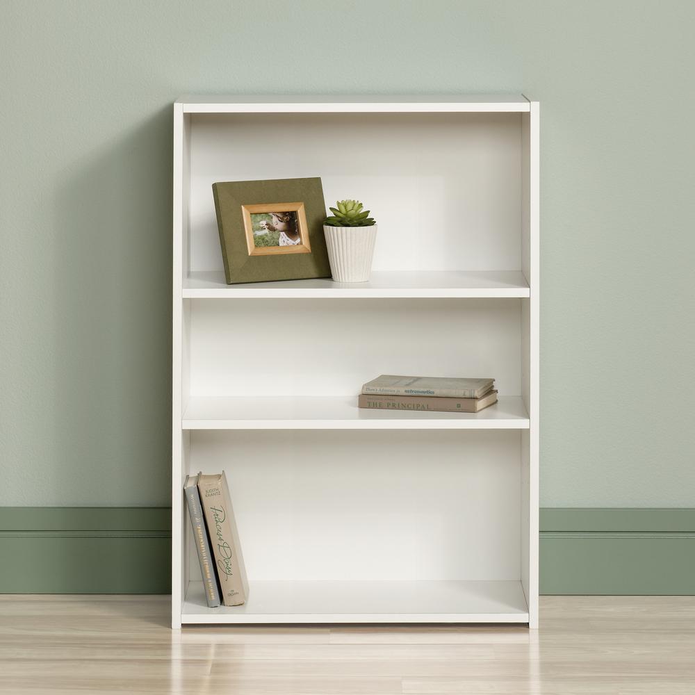 BEGINNINGS 3-SHELF BOOKCASE Soft White. Picture 4