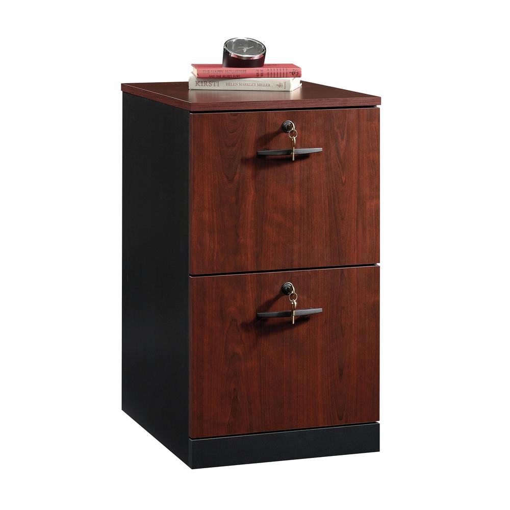 Via 2-Drawer Pedestal Classic Cherry. Picture 1