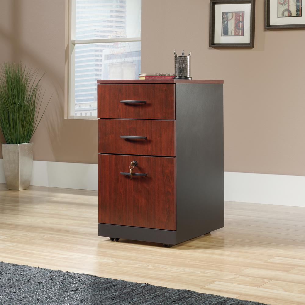 Via 3-Drawer Pedestal  Classic Cherry. Picture 4