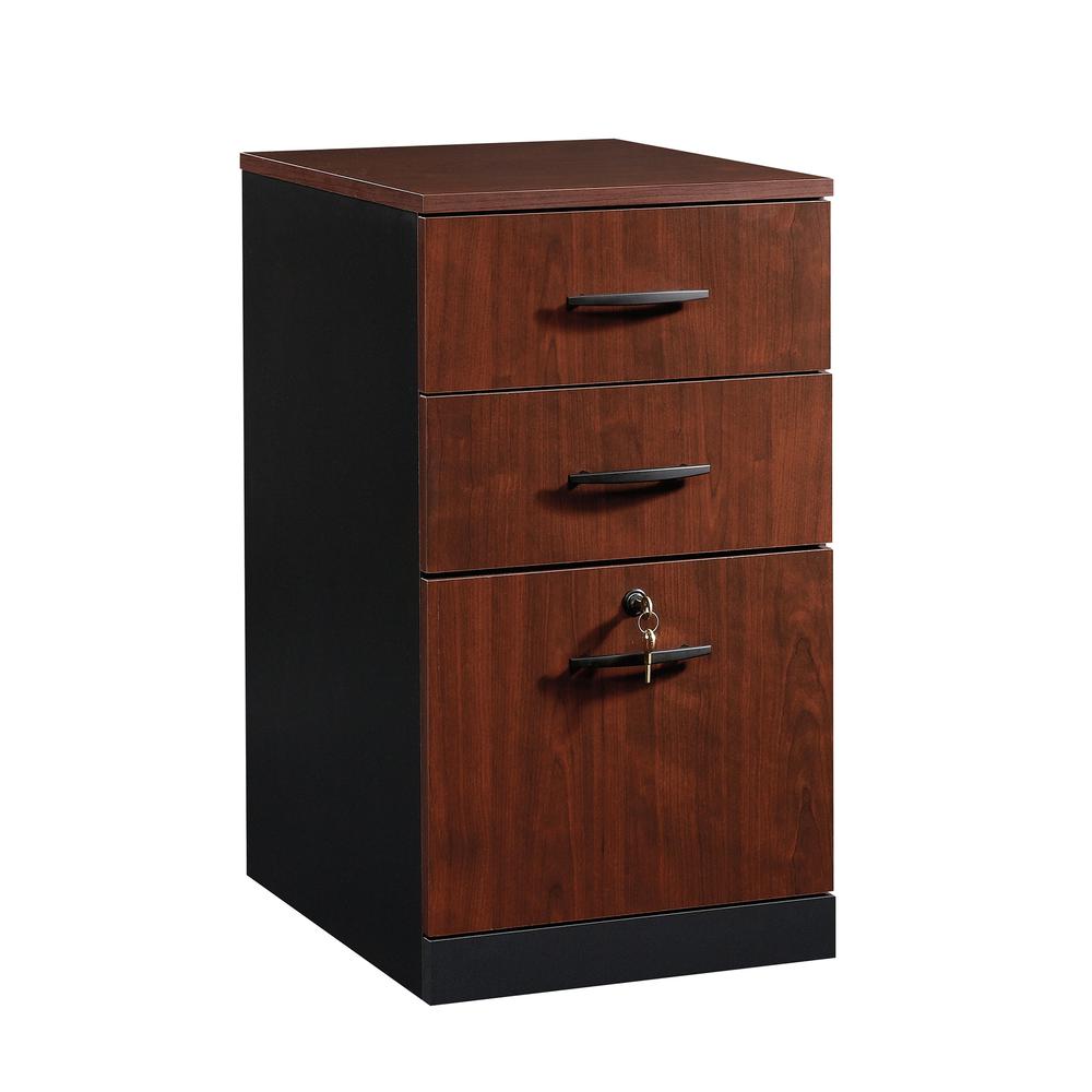 Via 3-Drawer Pedestal  Classic Cherry. Picture 2