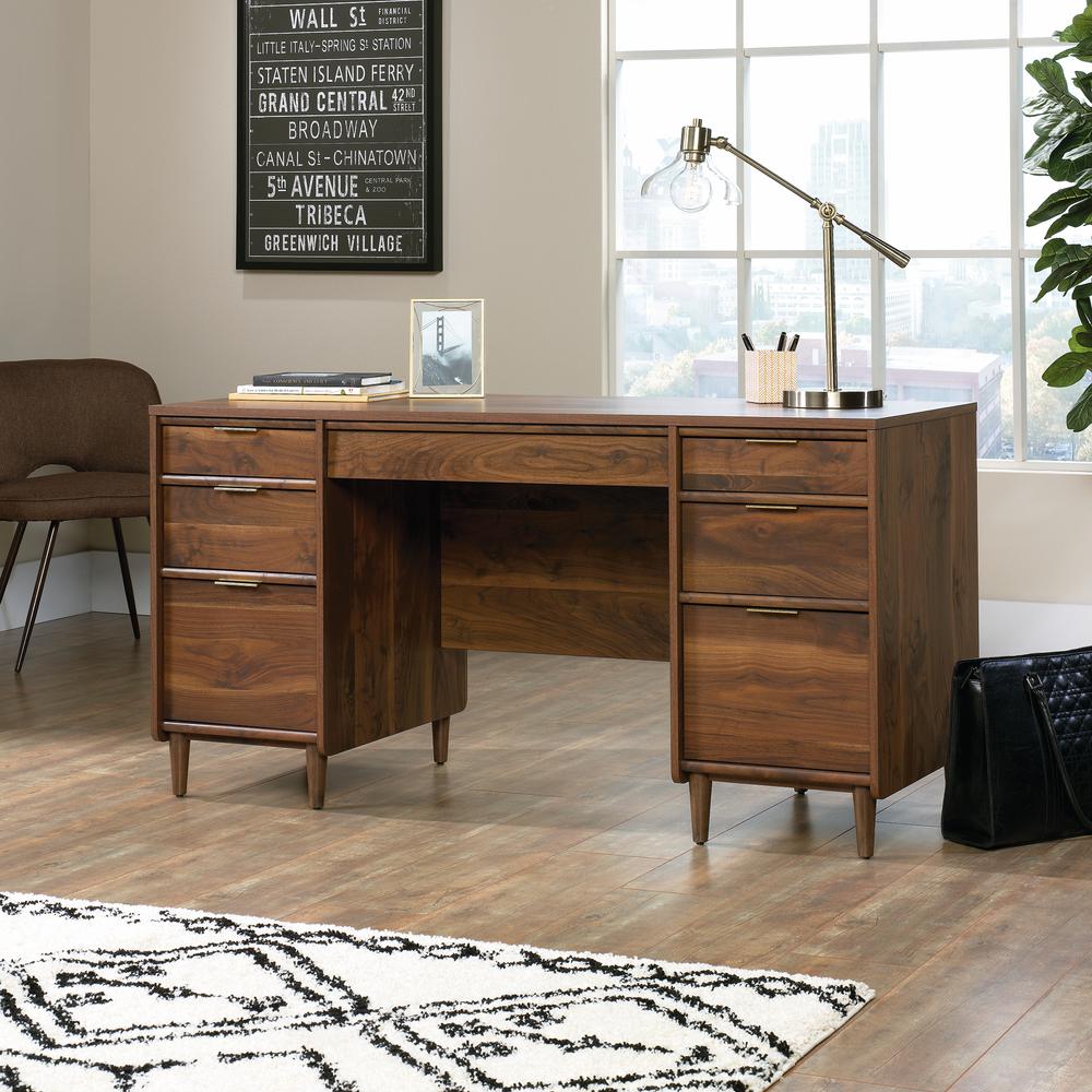 Clifford Place Executive Desk  Grand Walnut. Picture 6