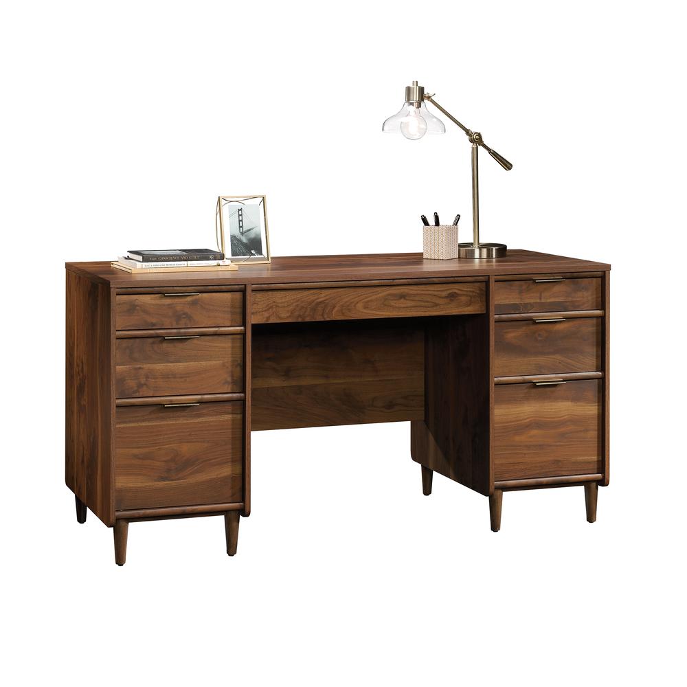 Clifford Place Executive Desk  Grand Walnut. Picture 1