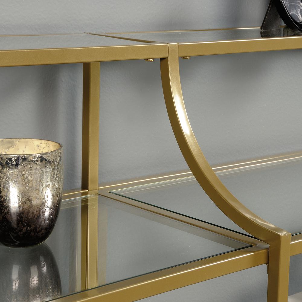 International Lux Console Table Sat Gold. Picture 6
