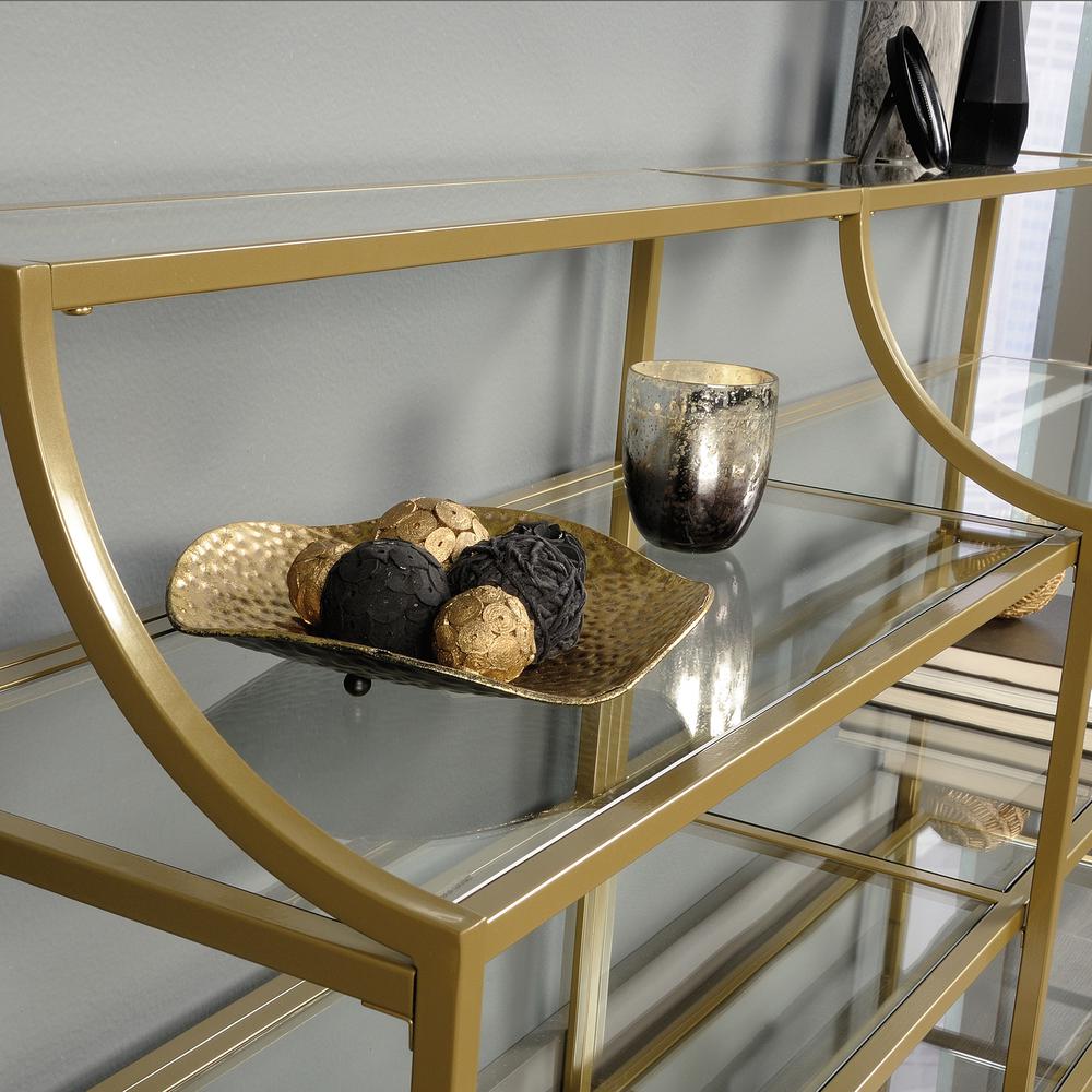 International Lux Console Table Sat Gold. Picture 7
