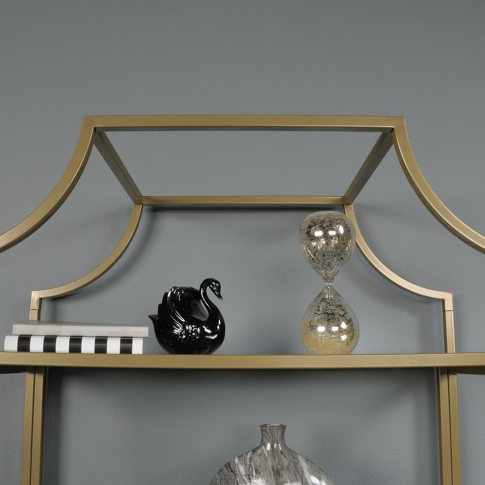 International Lux Bookcase Satin Gold. Picture 6