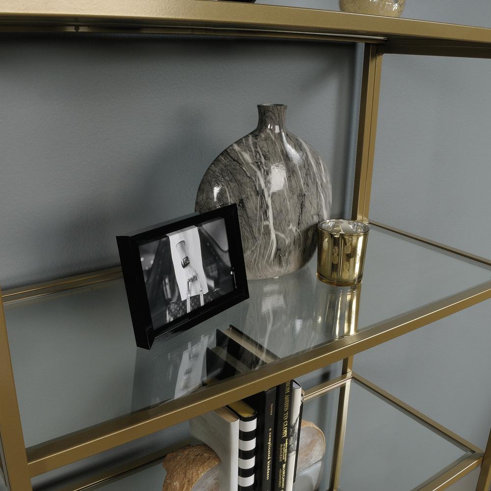 International Lux Bookcase Satin Gold. Picture 9