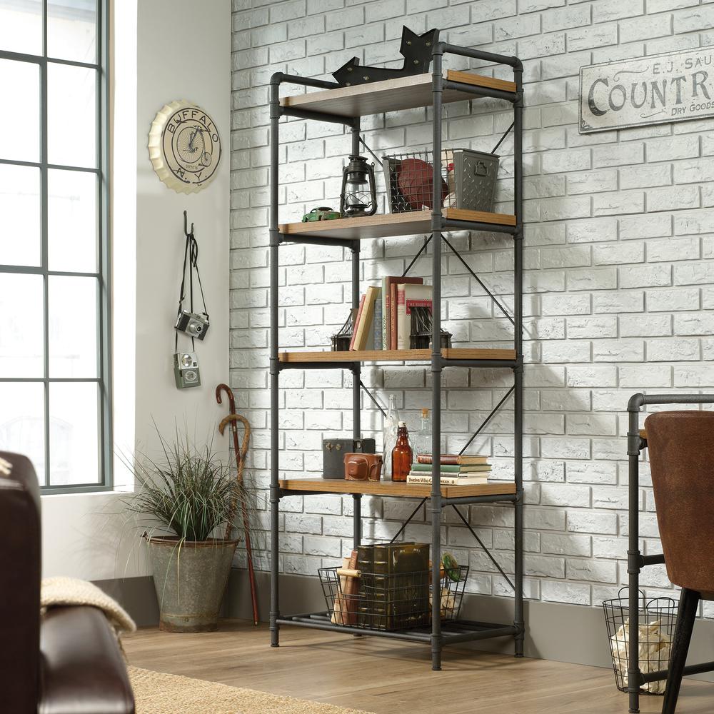Iron City Tall Bookcase. Picture 4