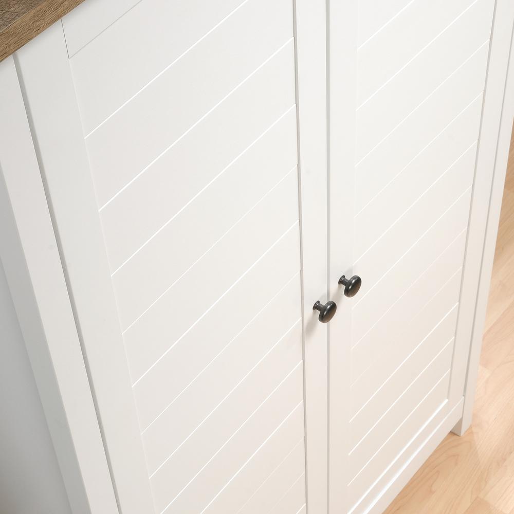 Cottage Road Storage Cabinet White. Picture 9