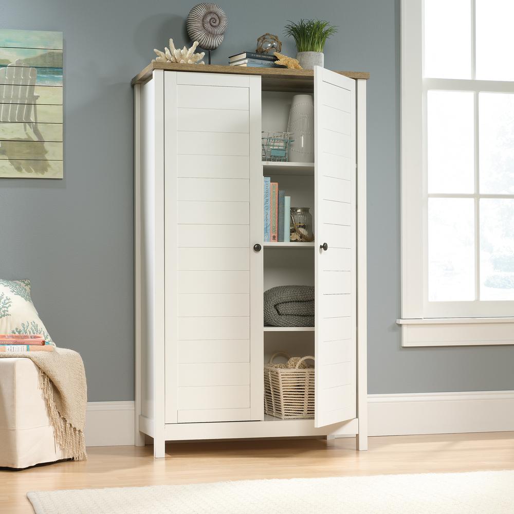 Cottage Road Storage Cabinet White. Picture 12