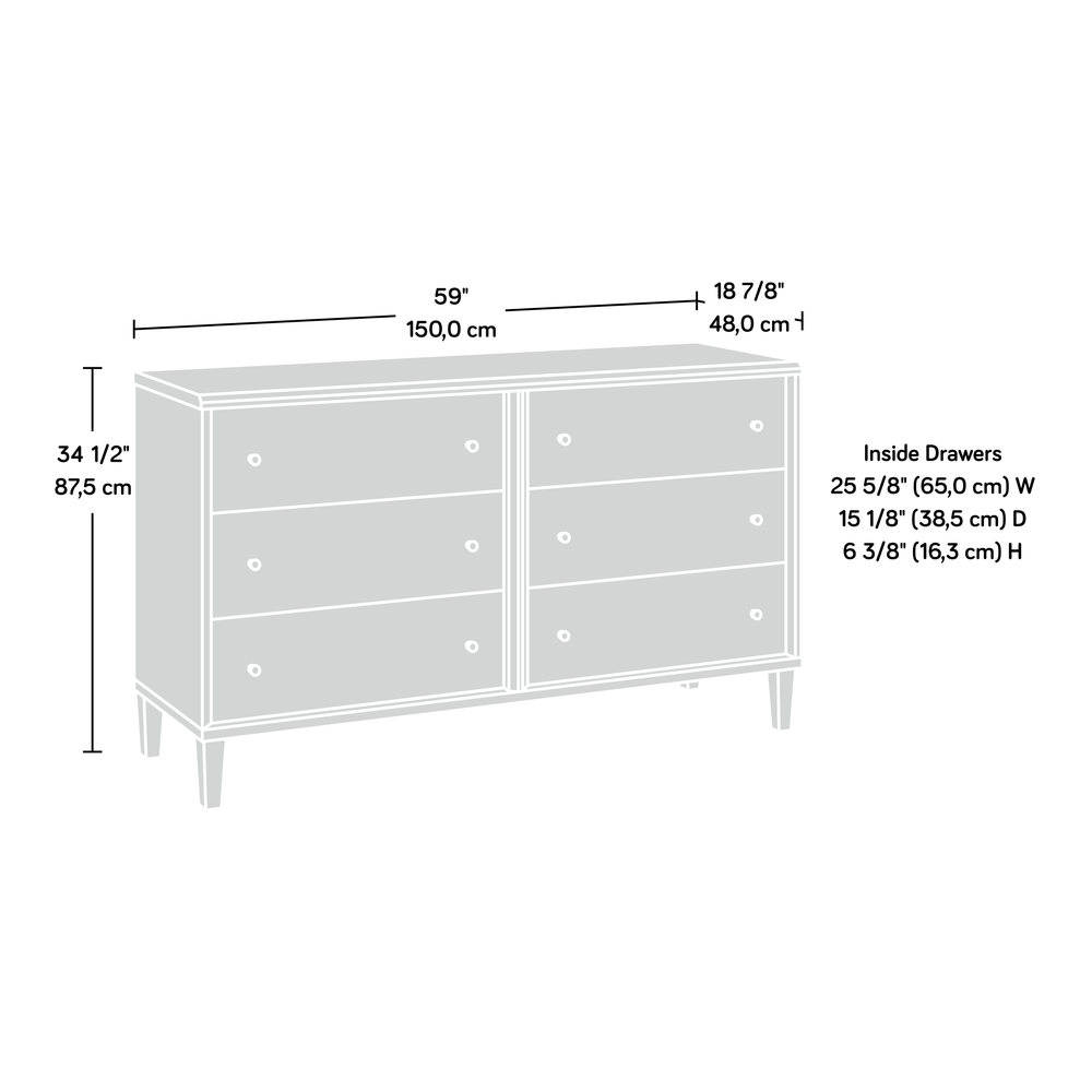 Willow Place 6 Drawer Dresser. Picture 12
