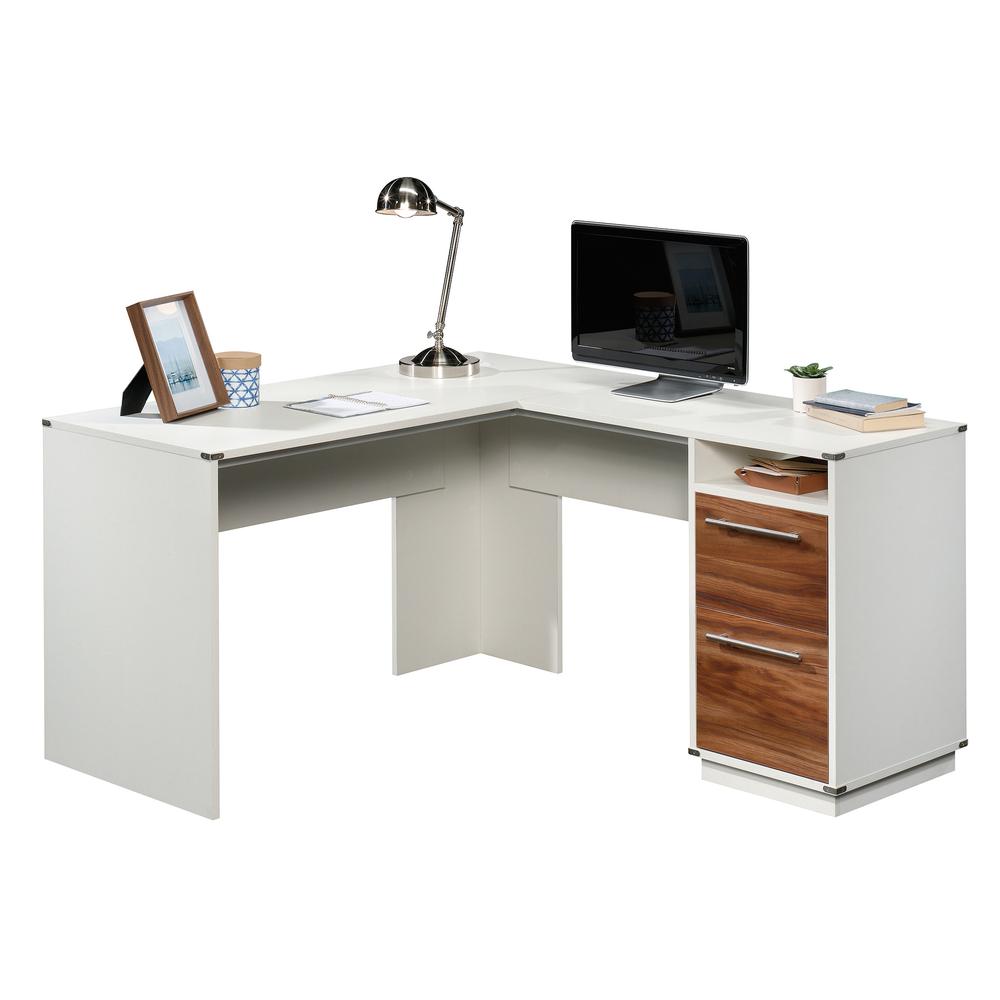 Vista Key L-Desk Pearl Wh/Blaze Acaci. Picture 17
