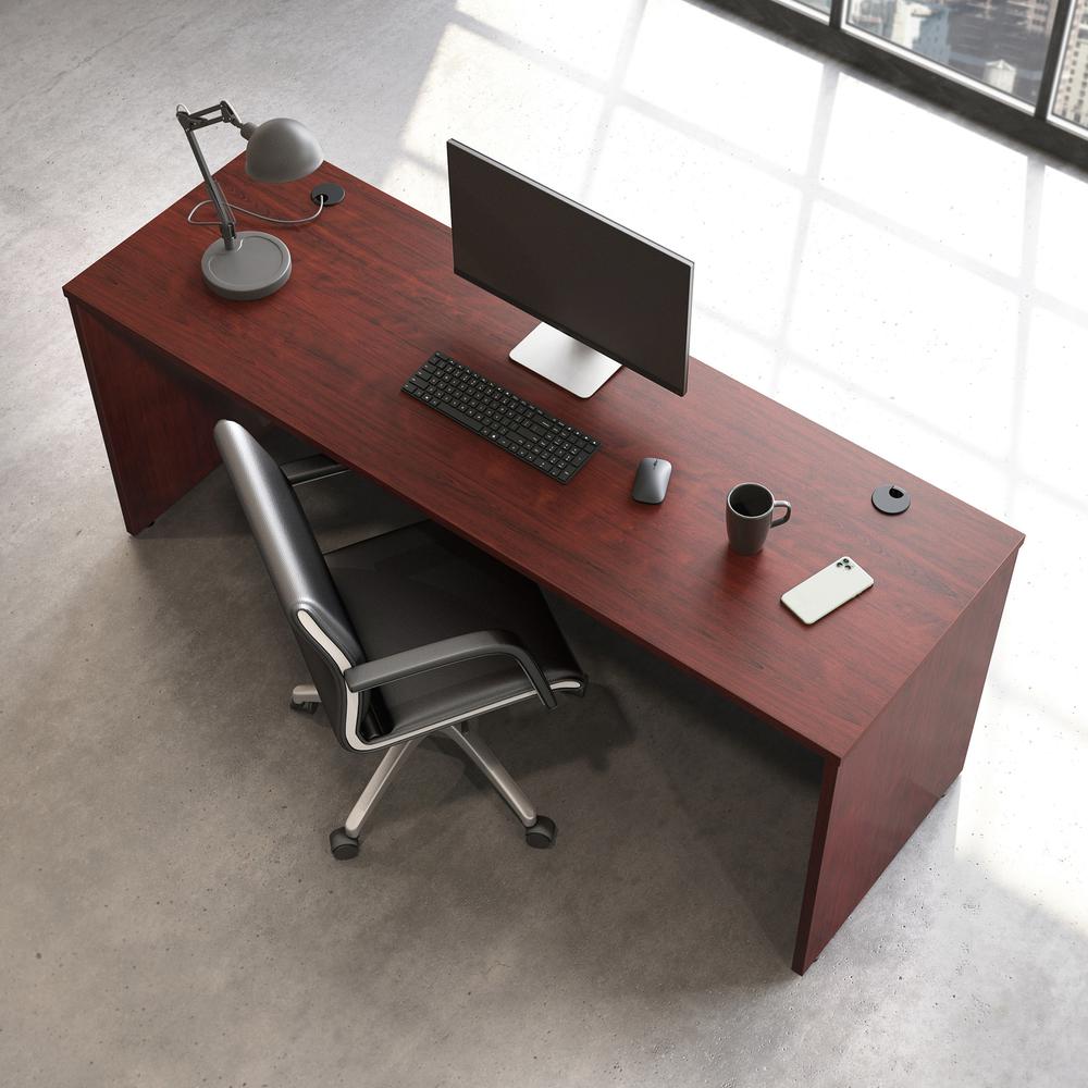 Affirm 72 X 24 Desk Shell/cred/return Classic Cherry. Picture 6