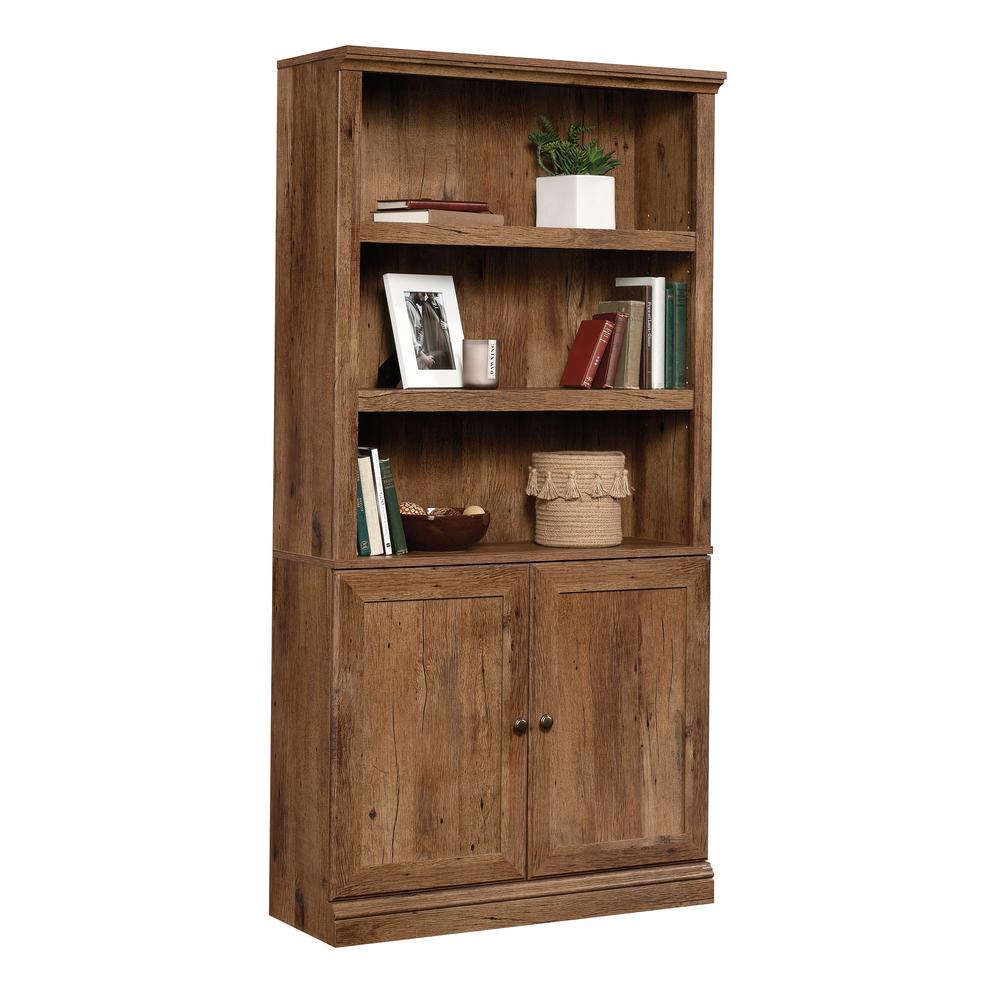 5 Shelf Bookcase w/Doors. Picture 1