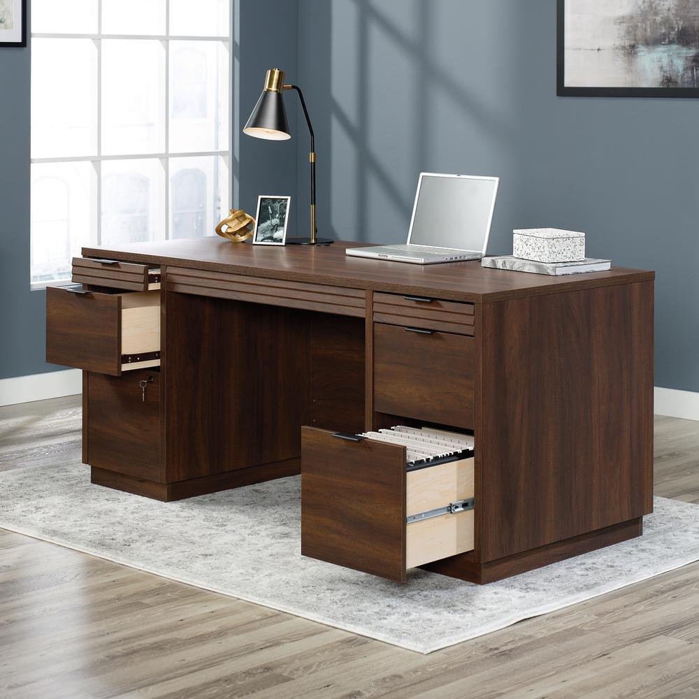 Englewood Executive Desk Spiced Mahogany. Picture 7