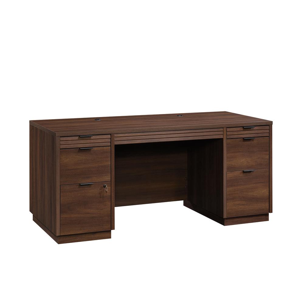 Englewood Executive Desk Spiced Mahogany. Picture 2